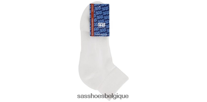 femmes confortable blanc SAS équipage qtr chaussettes VF6ZVJ461