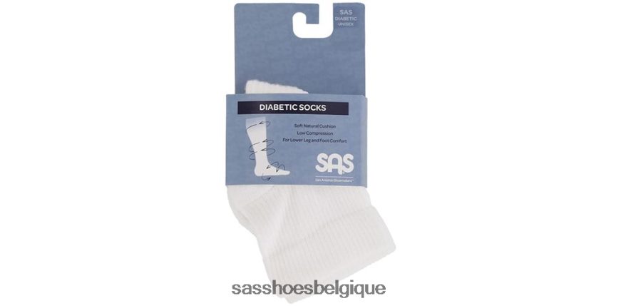 femmes confortable blanc SAS équipage qtr diabétique chaussettes VF6ZVJ463