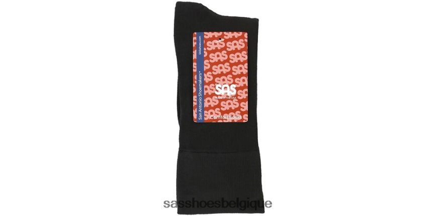 femmes confortable noir SAS chaussettes à bande de confort VF6ZVJ481