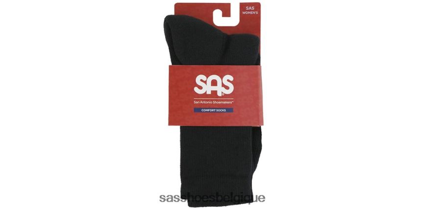 femmes confortable noir SAS chaussettes de marcheur d'équipage VF6ZVJ469