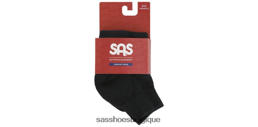 femmes confortable noir SAS marcheur qtr chaussettes VF6ZVJ495