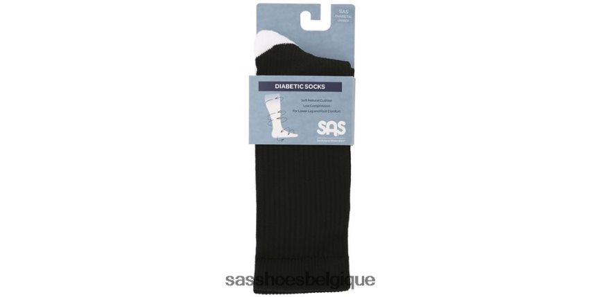 femmes confortable noir SAS équipage qtr diabétique chaussettes VF6ZVJ477