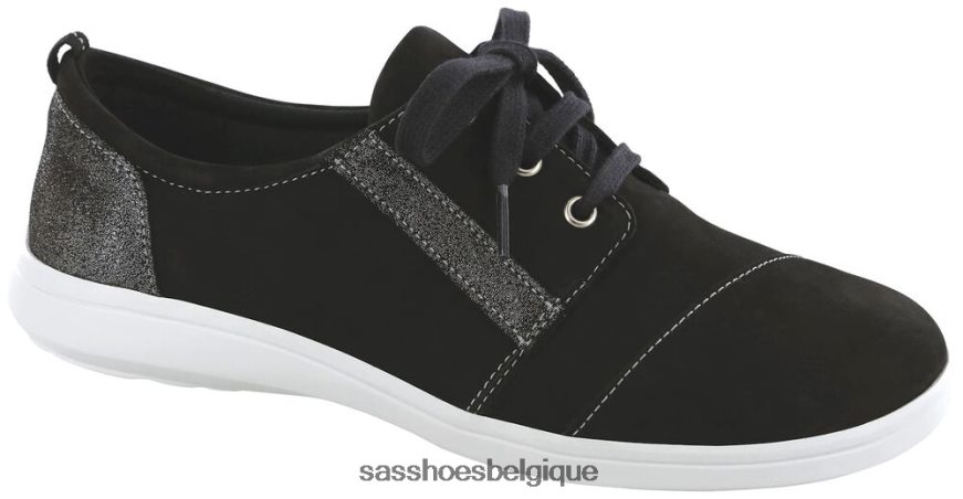 femmes énergique noir/brillant SAS baskets à lacets marnie VF6ZVJ288