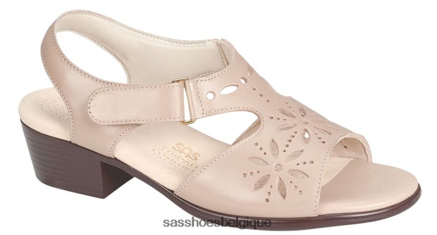 femmes polyvalent crème SAS sandale à bride talon sunburst VF6ZVJ104