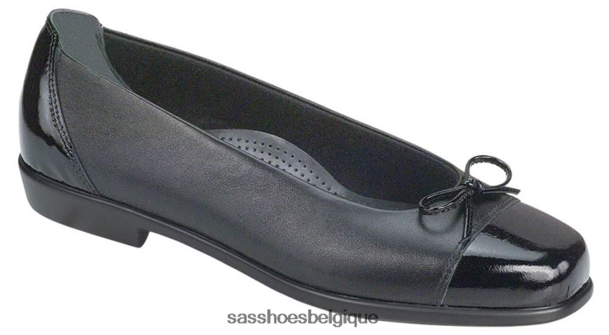 femmes polyvalent arc noir SAS mocassins à enfiler en coco VF6ZVJ411