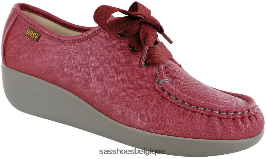 femmes polyvalent canneberge SAS mocassins à lacets rebondissants VF6ZVJ275