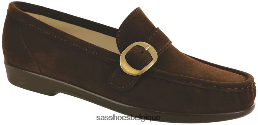 femmes polyvalent daim marron SAS mocassins à enfiler lara VF6ZVJ244