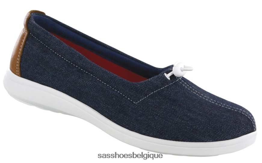 femmes polyvalent jean bleu SAS mocassins à enfiler funk active VF6ZVJ231