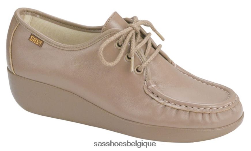 femmes polyvalent moka SAS mocassins à lacets rebondissants VF6ZVJ273