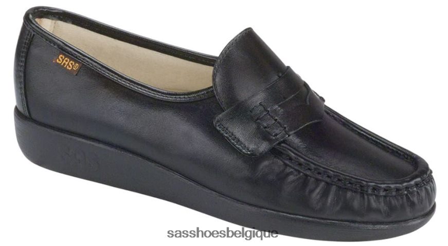 femmes polyvalent noir SAS mocassins à enfiler classiques VF6ZVJ190