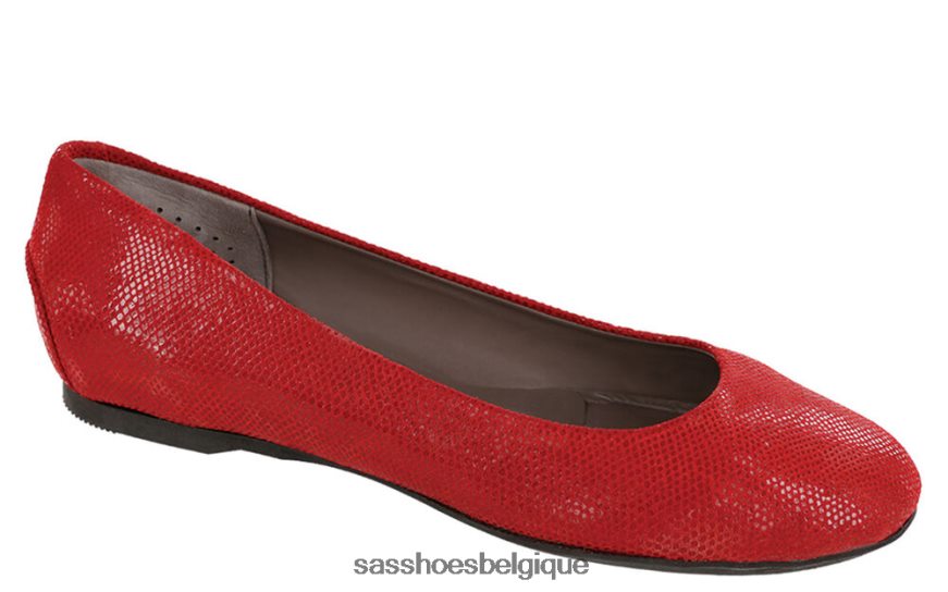 femmes inspiré rouge SAS mocassins à enfiler lacey VF6ZVJ381