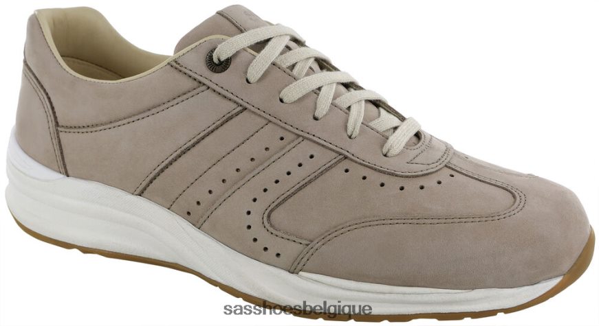 Hommes énergique taupe SAS baskets à lacets camino VF6ZVJ515