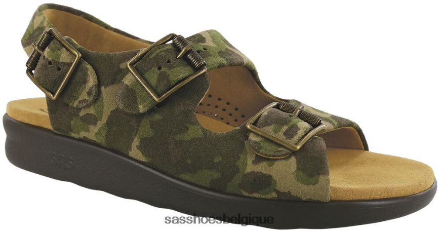 Hommes polyvalent camouflage SAS sandale à bride talon bravo VF6ZVJ537