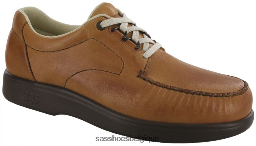 Hommes polyvalent noisette SAS bout time lux mocassins à lacets VF6ZVJ514