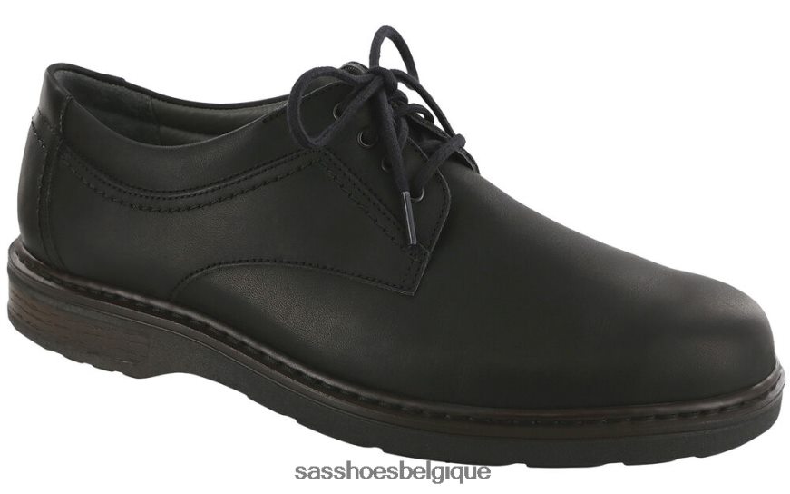 Hommes inspiré noir SAS aden oxford à lacets VF6ZVJ543